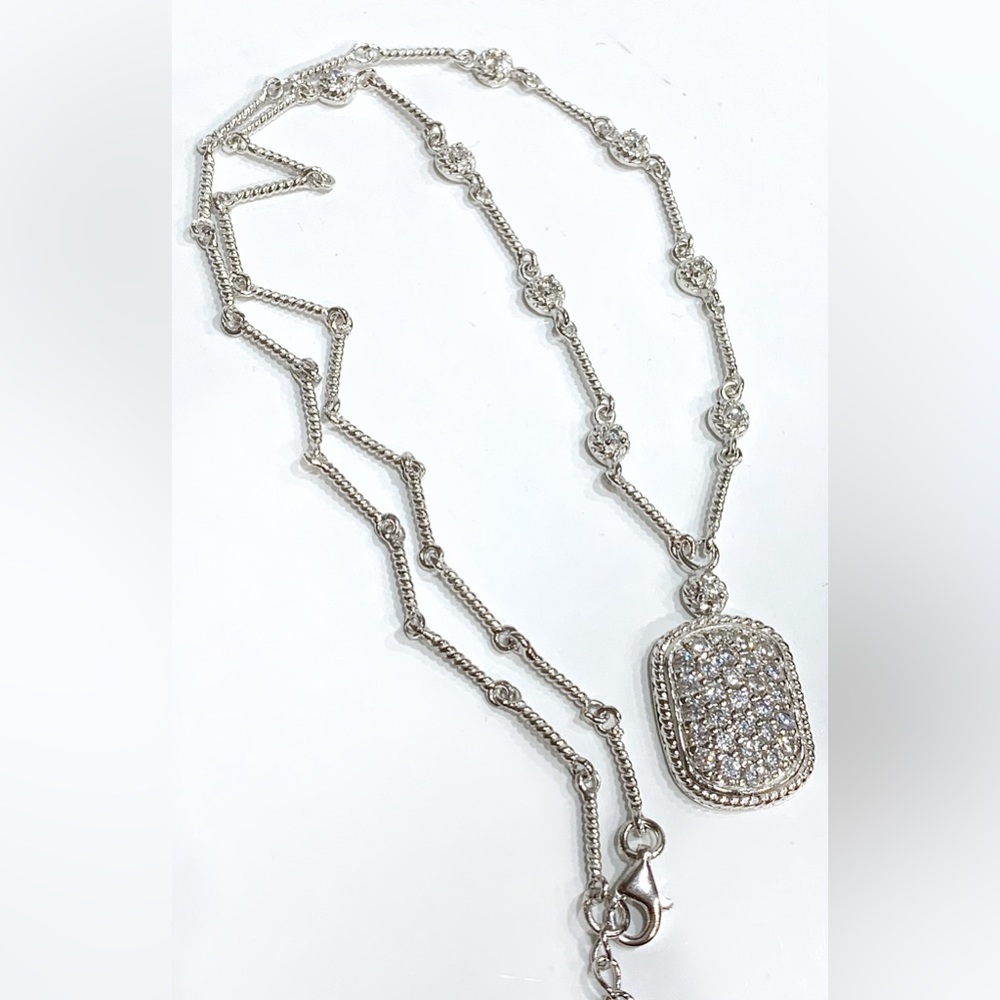 Sterling Silver and CZ necklace
